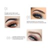 Waterproof eyebrow pencil Professional makeup eyebrow pencil Auto-rotating eyebrow pencil Double-ended eyebrow pencil (05# Dark Brown)
