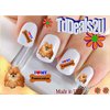 Dog Breed - Pomeranian I Love Dog Bone Nail Decals - WaterSlide Nail Art Decals - Salon Quality! Made in USA