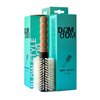 Nylon Boar Bristle Hair Brush, Round Brush for Blow Drying, Medium 2.3" Barrel Blowout Brush, Anti Static Hairbrush, Cork Comfort Grip Handle, Detangling Plastic/Natural Bristle Hair Styling Tool