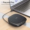 Anker PowerConf S330 USB Speakerphone, Conference Microphone for Home Office, Smart Voice Enhancement, Plug and Play, 360° Voice Coverage, Powerful Sound, Desktop PC Speaker, Online Meetings