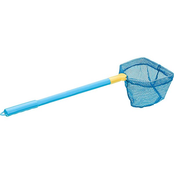 Ego Floating Bait Net, Great for Live Wells, Compact and Durable Plastic That Floats, Salt & Freshwater, Colors May Vary, Flexi Handle & 3/16 Mesh, 10-inch yellow
