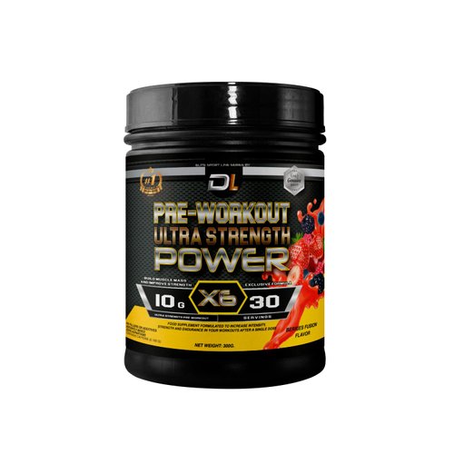 Pure Pre Workout with Creatine, Beta Alanine, Citrulline, Betaine | Explosive Energy, Boost Strength, Endurance & Muscle Pumps | Natural Formula 100% Sugar Free | 30 Servings Fruit Punch Flavor