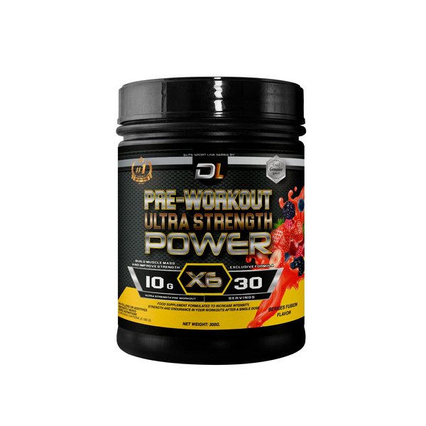 Pure Pre Workout with Creatine, Beta Alanine, Citrulline, Betaine | Explosive Energy, Boost Strength, Endurance & Muscle Pumps | Natural Formula 100% Sugar Free | 30 Servings Fruit Punch Flavor