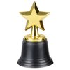 Bedwina Star Trophy Awards - Pack of 12 Bulk - 4.5 Inch, Gold Award Trophies for Kids Party Favors, Props, Rewards, Winning Prizes, Competitions for Kids and Adults