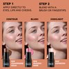 3Pcs Cream Contour Stick Makeup Kit, Shades with Highlighter Stick, Blush Stick and Bronzer Contour Stick for Sculpt the Cheeks, Long Lasting, Waterproof, Matte & Dewy Finish (LIGHT MEDIUM)