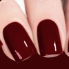 Vishine Dark Red Gel Nail Polish, 16ml Soak Off Gel Polish, UV Light Cure for Nail Art DIY Manicure at Home, Dark Red Cherry M114