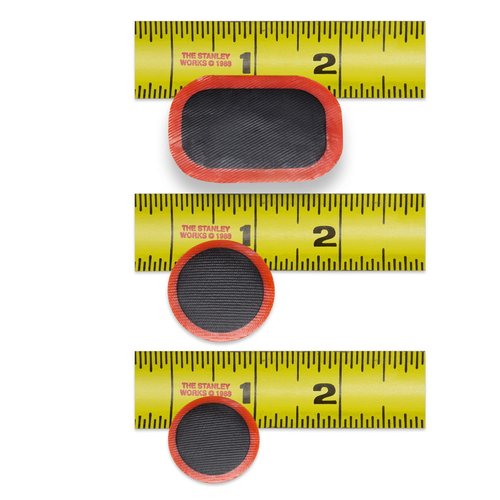 RocRide 16-PC Inner Tube Patch Bicycle Repair Kit. Also for Inflatable Dinghies, ATVs, BMX and Motorcycles.