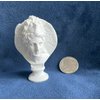 AirAds Dollhouse Accessories Doll Miniature Statue Resin Bust White Sculpture of Hypnos; 2.5" H