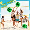 [ 10''+8'' ] 12 Pack Watermelon Beach Balls Bulk, Inflatable Swimming Pool Toys Mini Beach Ball for Kids Birthday Party Favors Outdoor Summer Games Fruits Theme Pool Party Decorations