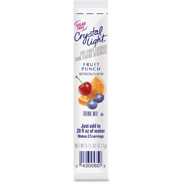 Kraft Foods 00006 Crystal Light Sticks, .16oz., 30/BX, Fruit Punch