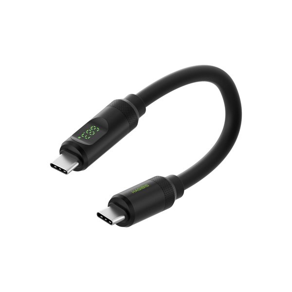 Hagibis USB 4 Cable, LED Display USB C 240W Fast Charging Cable with 8K@60Hz 40Gbps Data Transfer Thunderbolt 4/3 Video Cord for iPhone 16/15 Pro Max, iPad, MacBook Pro Air