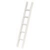 Melody Jane Dollhouse White Straight Step Ladder 6 inch Miniature Accessory