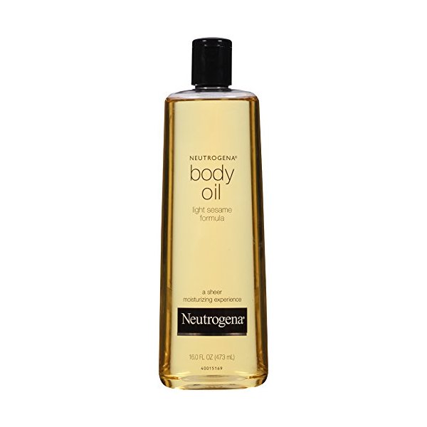 Neutrogena Body Oil, Light Sesame, 16 Fluid Ounce