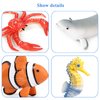 RCOMG 8pcs Sea Animal Figures, Realistic Ocean Animal Figurines Plastic Sea Creature Toys for Kids Cake Topper Decoration