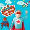 AODAI Superhero Capes and Masks for Kids Halloween Costumes Cosplay Capes Superhero Toy Set (3PCS)