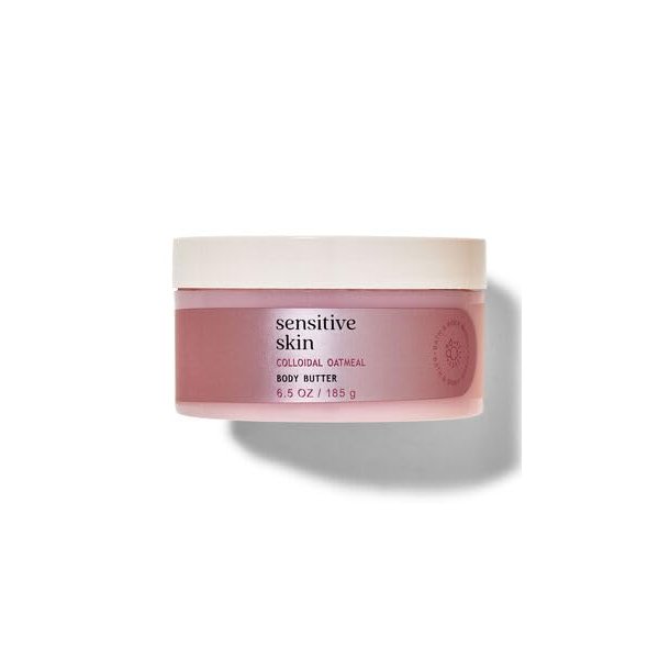 Bath & Body Sensitive Skin With Colloidal Oatmeal Body Butter, 6.5 oz. / 185 g