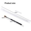 A&K L'YDIA 2 Way Acrylic Professional Konlisky sable hair French Manicure Clean-up Brush Nail Art Brush Bend Nail Dotting Pen Builder Extension UV Gel Acrylic #12