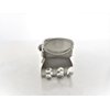 Generic Tiny mini silver tone metal hair claw clip Set D (Clip quantity: 2 clips), 1 Count (Pack of 1)