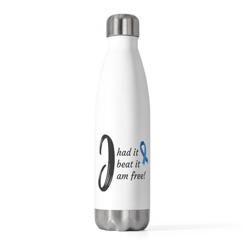 Novelty Gland Urinary Bladder Malignancy Acknowledgement Hilarious Male Organ Malignant Disease Cognizance 20oz Insulated Bottle 20oz
