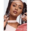 COLORKEY 3D Plump Oil Lip Gloss, High-shine Finish, Lip Tint, Moisturizing, Non-Sticky, Clear and Natural, Glassy Shine(G03 Sparkle Pink, 3ml)