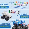 JOYIN Kids Craft Kit Build & Paint Your Own Monster Car Art & Craft Kit DIY Toy Set Make Your Own Monster Friction Powered Truck, Presents for Kids