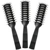 Patelai 3 Pieces Vented Hair Brush Vent for Men Women Brushes for Blow Drying Quickly with Ball Tipped Bristles Anti Static Detangling Brush Lightweight Grip Control Wet Short Curly Straight Hair