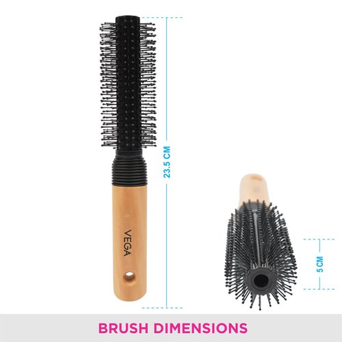 Vega Premium Collection Hair Brush - Round & Curl - Medium 1 Pcs