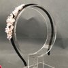 lasenersm 1 Piece Clear Acrylic Headband Display Stand Single Headband Holder Hairband Display Stand Hair Hoop Holder Acrylic Headband Organizer, Transparent