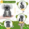 6 Pcs Koala Bear Stuffed Plush Animal Cute Koala Doll Toy Soft Mini Koala Plush 5 Inches Small Stuffed Koala Bear for Birthday Party Gifts, Gray