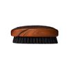Caswell-Massey F. Hammann Military Hair Brush, Ideal for Short Hair & Buzz Cuts, Scalp Massager, Wood & Leather Handle, German Craftmanship, 2.75” x 4.75”