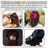Wokape 50Pcs 3.94 Inch French Barrette Hair Clips, 100mm Metal Blank Hair Clips for Salon DIY Hair Accessories