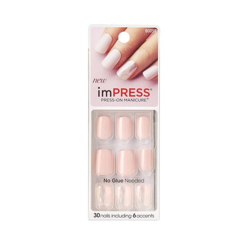 Kiss Impress Press-on Manicure One-Step Gel Nails - Curious Mind (Pack of 1)