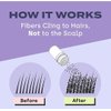 hair building fibers women and men, Conceals Hair Loss in Seconds, hair fibers composed of keratin (DARK BROWN)
