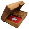 Logic Heart Tangram Set with Play Cards Wooden Puzzle Game