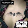 INKARTLINK Temporary Tattoos, Semi Permanent Tattoos Adult Art Designs Waterproof Temporary Tattoos Party Favors Tattoo Stickers Realistic, No Adhesive, Lasts 1-2 Weeks (Bat 2)