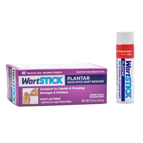 WartStick Plantar Maximum Strength Salicylic Acid Solid-Stick Plantar Wart Remover, 0.34 Oz