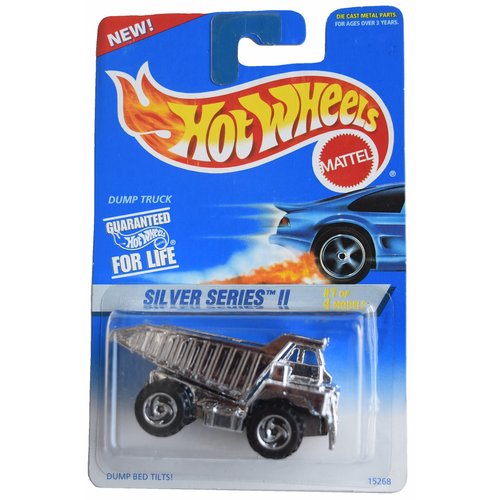 Hot Wheels Dump Truck, Silver Series II 1/4