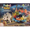 KC Republic Ocean Reef Sea Creatures 37pcs Water Washable Painting & Building Toy Set, Children's Activity Art Kit, Paint Your Own Buildable Ocean Reef Toy with Seahorse, Fish, Dolphin, Shark, Crab