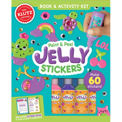 Klutz Paint & Peel Jelly Stickers Craft Kit
