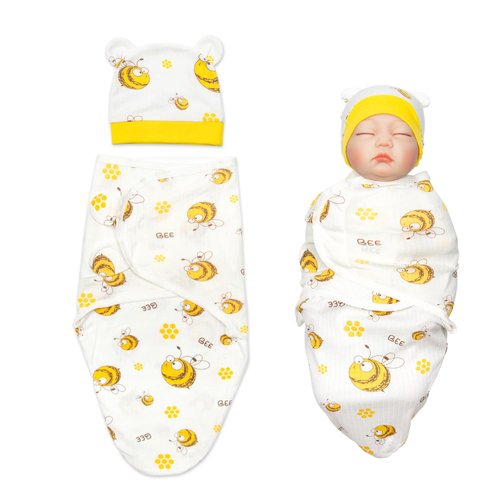 Reborn Baby Dolls Diapers & Swaddle Blanket & Hat for 17-22 inch Reborn Dolls Clothes Accessories 3 Pcs Set