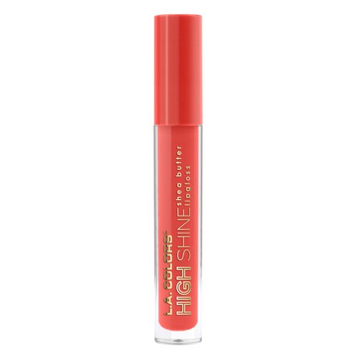 L.A. COLORS High Shine Shea Butter Lip Gloss, Catwalk, 0.14 Ounce