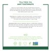 Desert Essence Tea Tree Oil Toothpaste - Mint - 6.25 Oz - Refreshing Taste - Deep Cleans Teeth & Gums - Helps Fight Plaque - Sea Salt - Pure Essential Oil - Baking Soda - Promotes Healthy Mouth