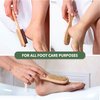 TADA Natural Beauty Foot File Callus Remover - Multi Purpose 2 in 1 Feet Pedicure Tools with Foot Scrubber, Pumice Stone