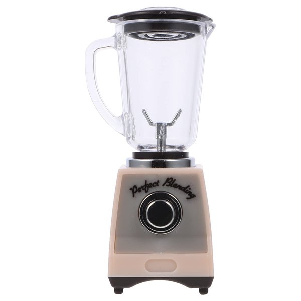 LUOZZY Mini Blender Toy for Kids, 2.16inch Tiny Toy Blender Dollhouse Accessories Smoothies Blender Toy Pretend Play Kitchen Appliances