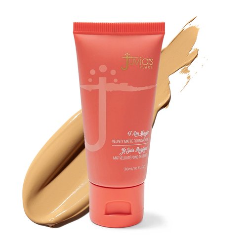 Juvia's Place I Am Magic Velvety Matte Liquid Foundation 530 - Ibiza - Medium w/Cool, Golden Undertone, Makeup Foundation Full Coverage, Lightweight, Long Wear, Velvety Matte Finish