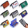 COLORGO 8-in-1 Mini Magnetic Chess Game Set with Portable Folding Magnet Board Pocket Games, Family Trips Camping Activities Party Games for Kids and Adults