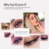 Quxunzzz Liquid Glitter Eyeshadow,Liquid Glitter Eyeliner Metallic Glitter Shimmer Eye Looks Waterproof Long Lasting Quick-Drying Sparkling Eye Shadow Makeup euphoria makeup 02