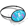 6 Pcs Eye Patches for Kids, Kids Eye Patches Silk Eye Patch Cute Elastic Lazy Eye Patch Kids Eye Patch with Elastic Strap for Single Right or Left Eye 6 Styles