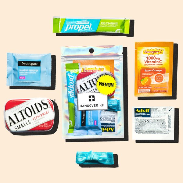 Chug Buddy - 6 Pre-Filled Hangover Kit Bags - Bachelorette Hangover Kit - Bridesmaid Gifts, Bachelorette Party Favors, & More - Hangover Recovery Kit - Hangover Kit Supplies