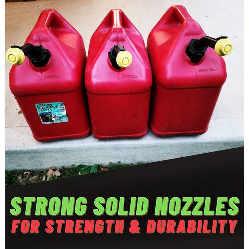 KPKOOL Products Gas Can Spout Cap - Yellow Blitz Gas Can Spout Cap - Self Venting Durable Fuel Can Spout Cap -Gas Can Spout Cap Fits #900302#900092#900094 -Spout Not Included-Pack of 10